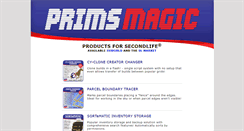 Desktop Screenshot of primsmagic.com